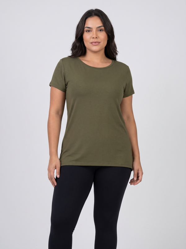 Camiseta Plus Size Modal